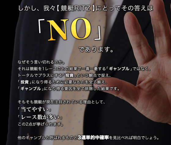 競艇リッツ(RITZ)の投資